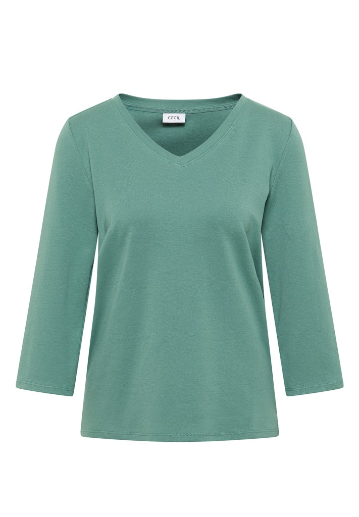 Cecil Damen T-Shirts  Jewel Gre