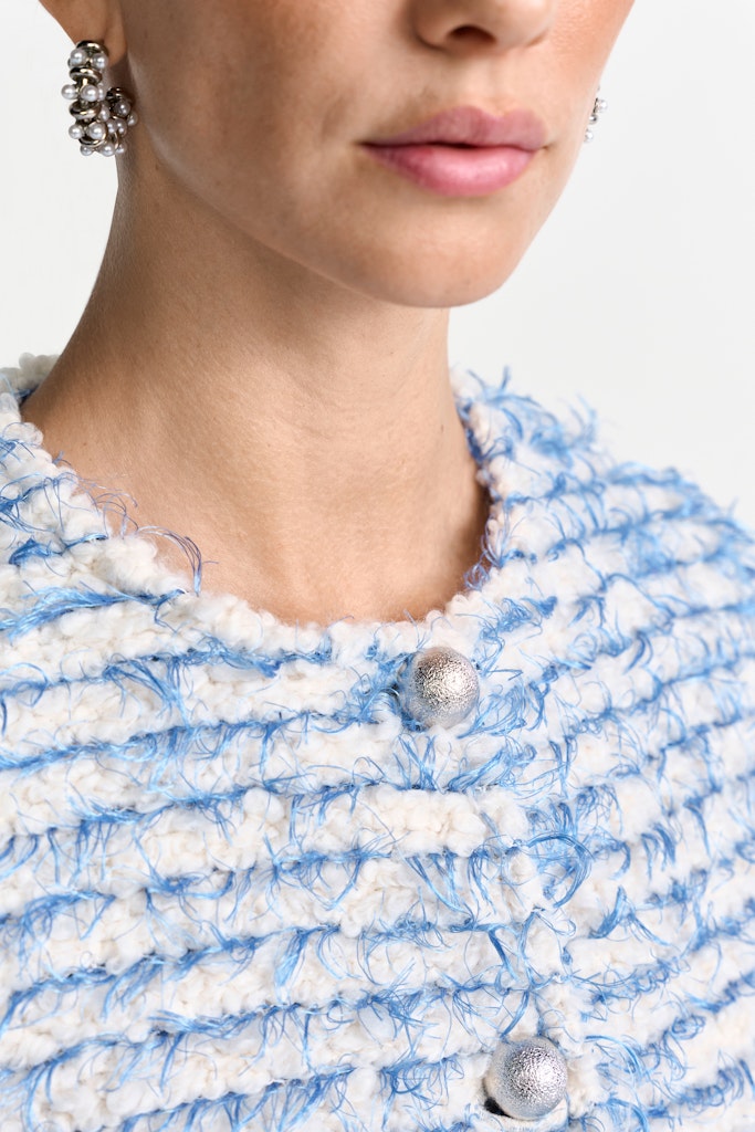 Rich & Royal Damen Strickjacken Dusty Blue