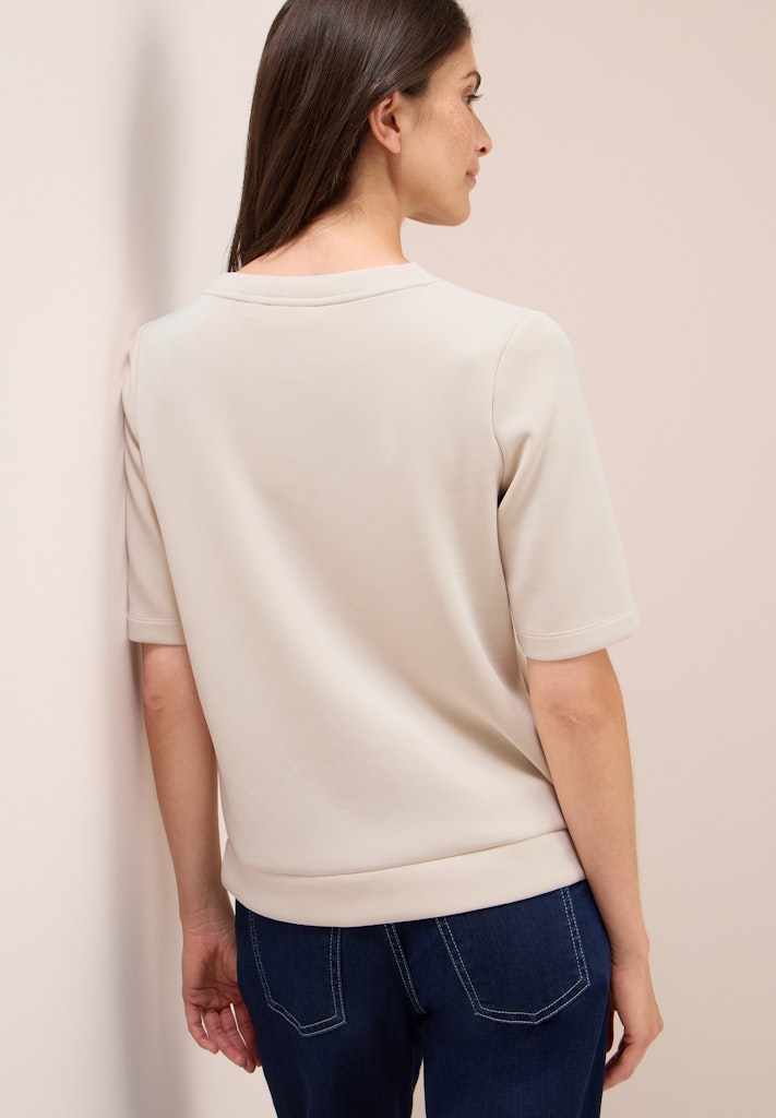 Cecil Damen T-Shirts  Oat Milk