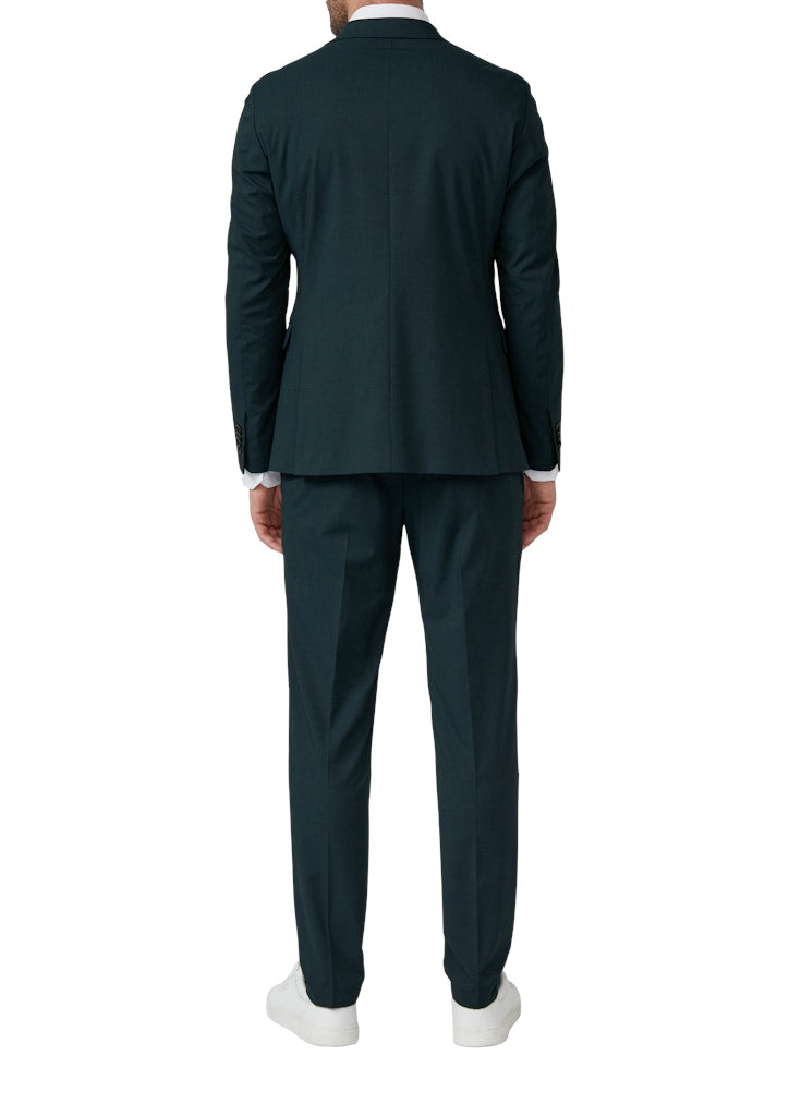 S. Oliver black Herren Sakkos Blue Green