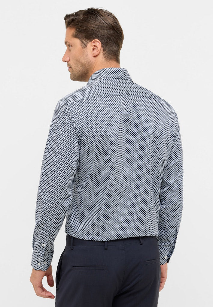 Eterna Herren Hemden lang  Marine