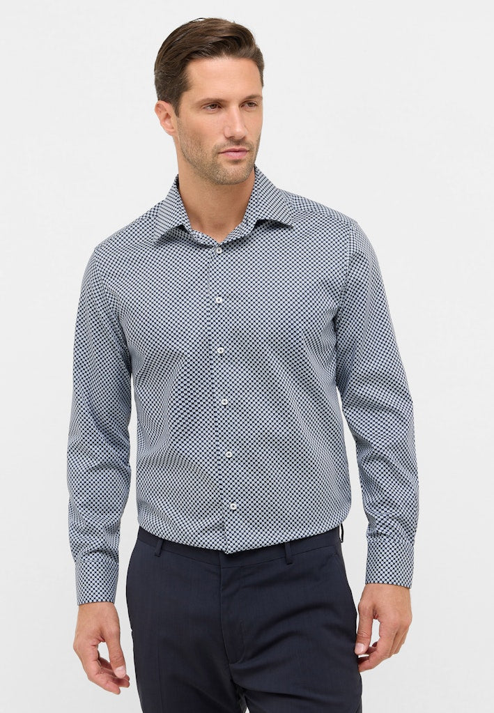 Eterna Herren Hemden lang  Marine