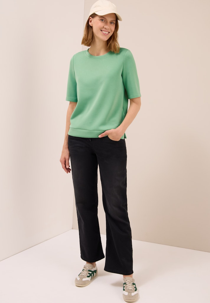 Cecil Damen T-Shirts  Fennel Gr