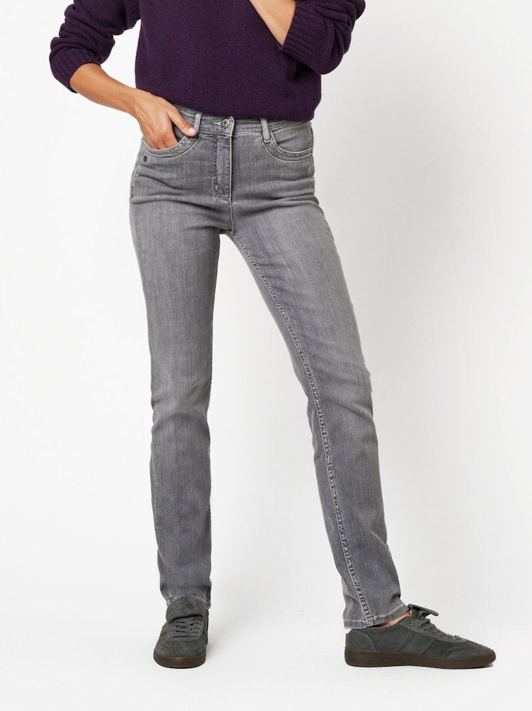 Toni Dress Damen Jeans Grey Used