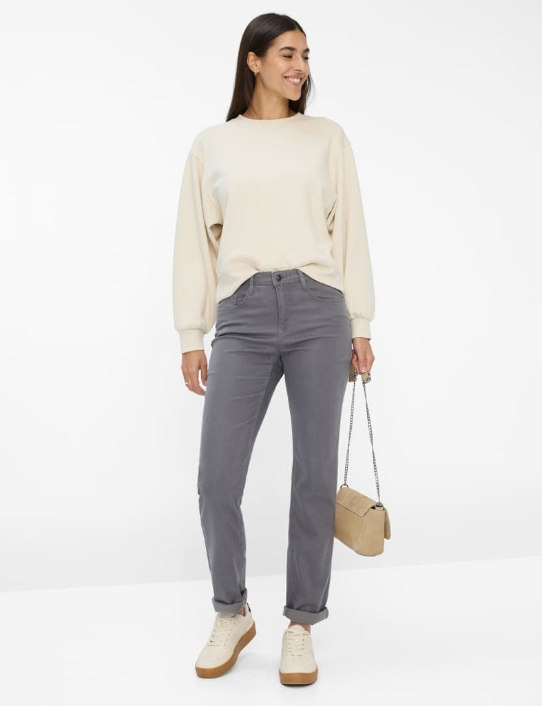 Brax Damen Hosen Smoke Grey