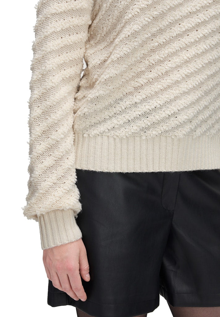 Betty & Co Damen Pullover White Sand