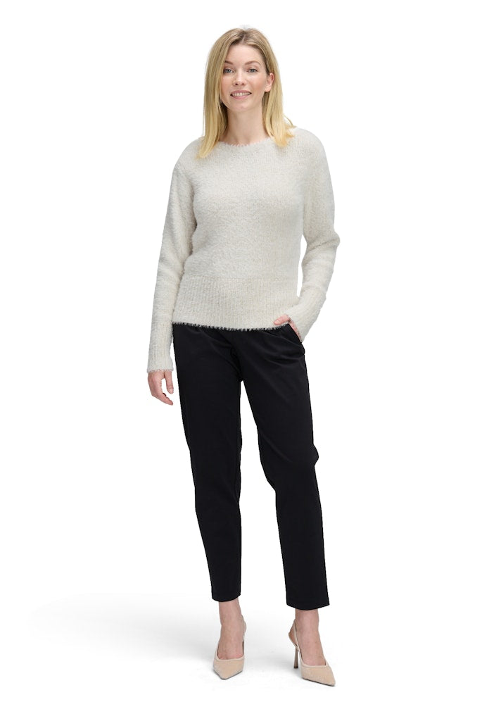 Betty & Co Damen Pullover White Sand