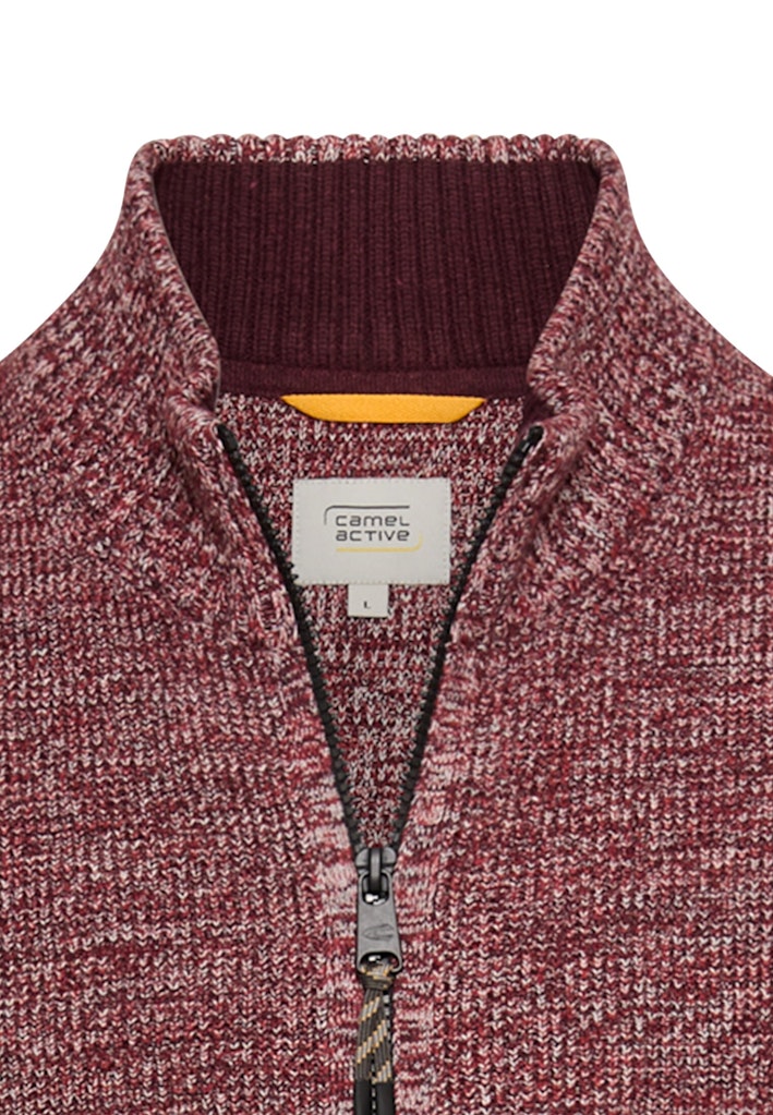 Camel active Herren Strickjacken  Amber Red