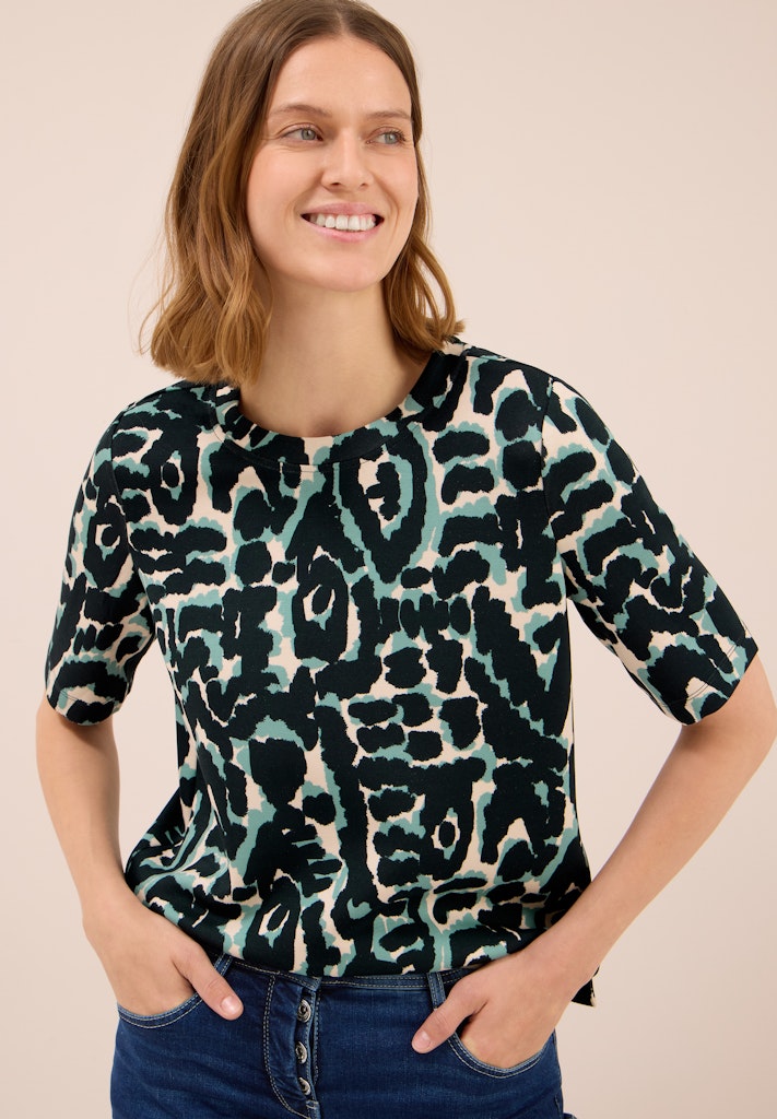 Cecil Damen T-Shirts  Ink Green
