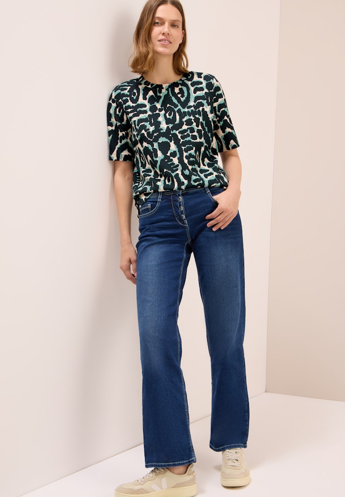 Cecil Damen T-Shirts  Ink Green