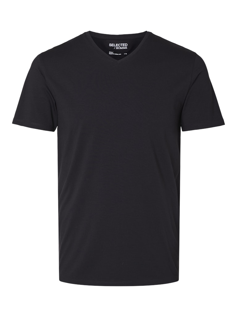 Selected homme Herren T-Shirts kurz  Black