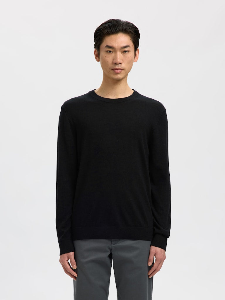 Selected homme Herren Pullover  Black