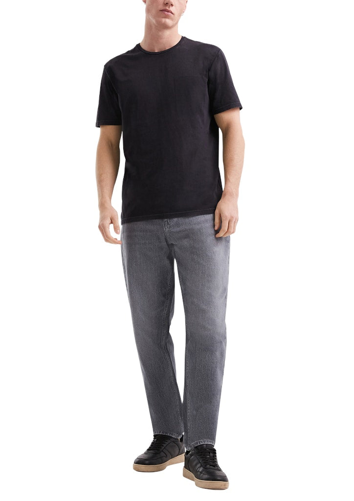 QS by S.Oliver Herren T-Shirts kurz Grey/Black