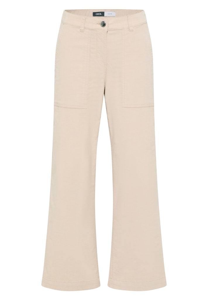 Cecil Damen Hosen  Oat Milk