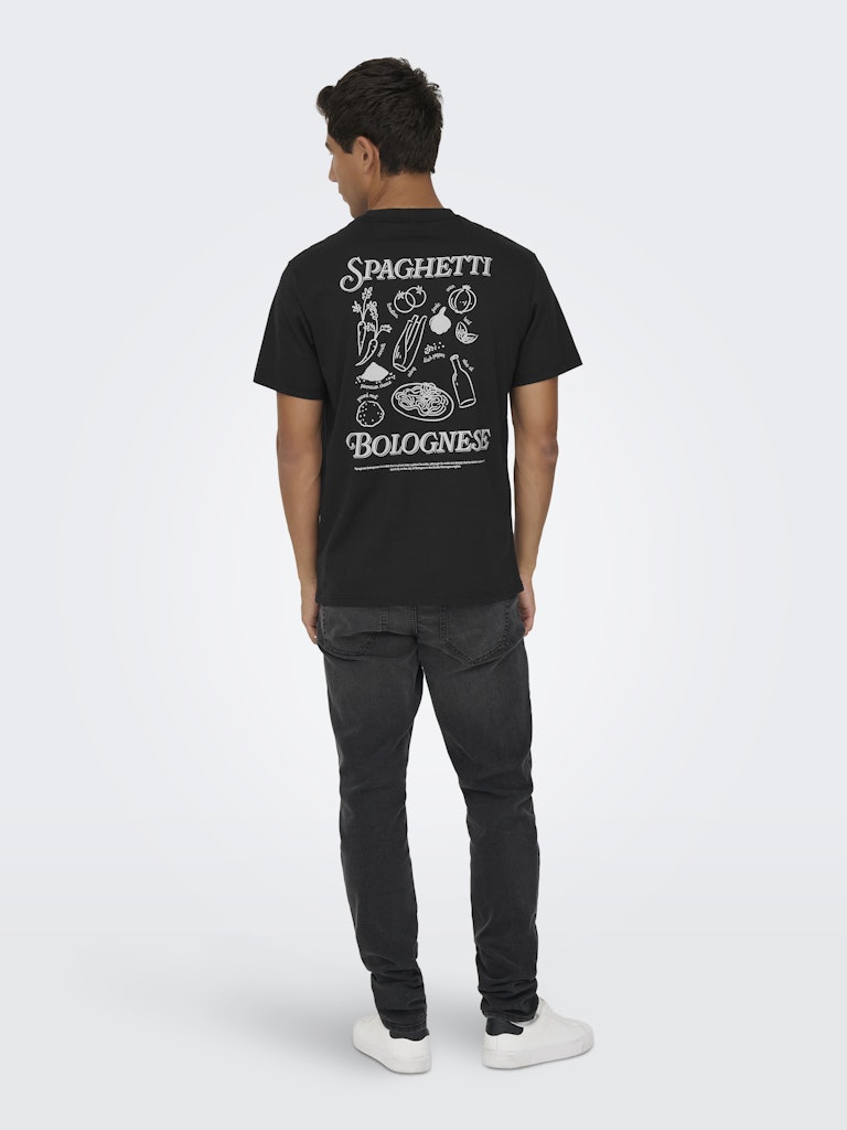 Only & Sons Herren T-Shirts kurz Black/Bolo