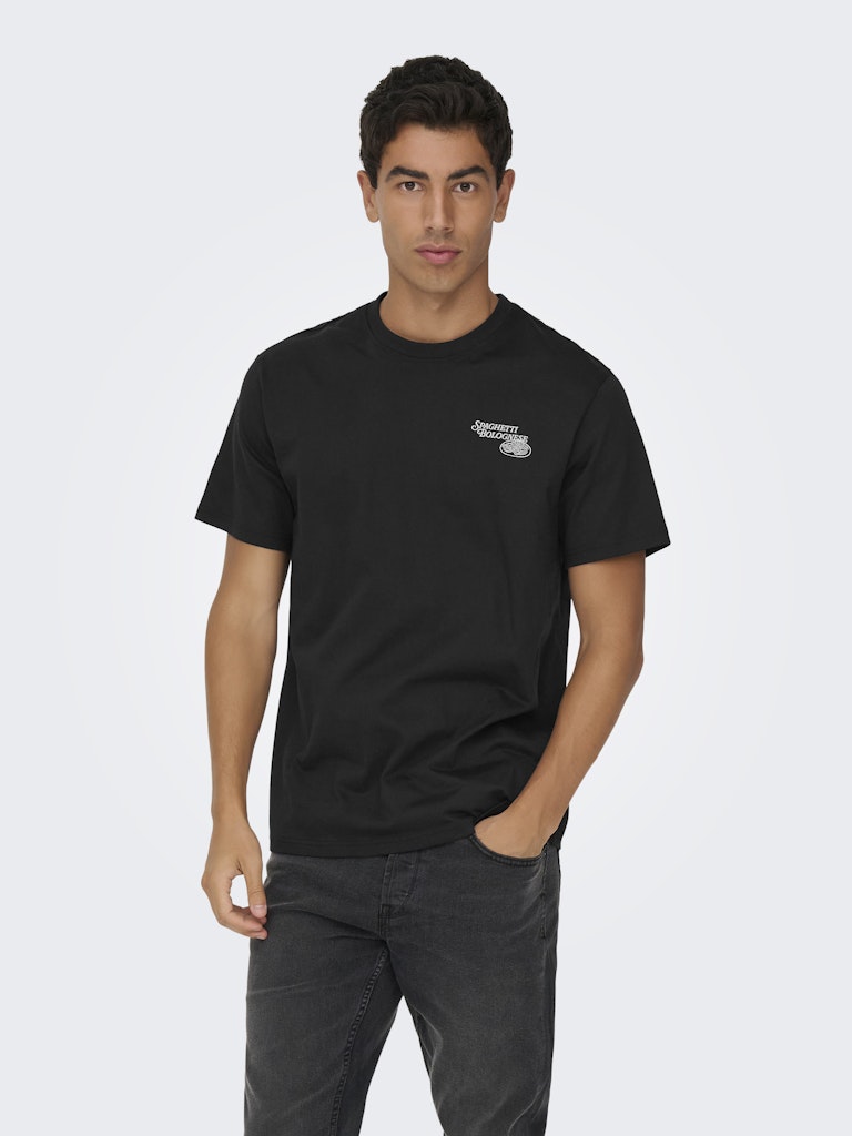 Only & Sons Herren T-Shirts kurz Black/Bolo