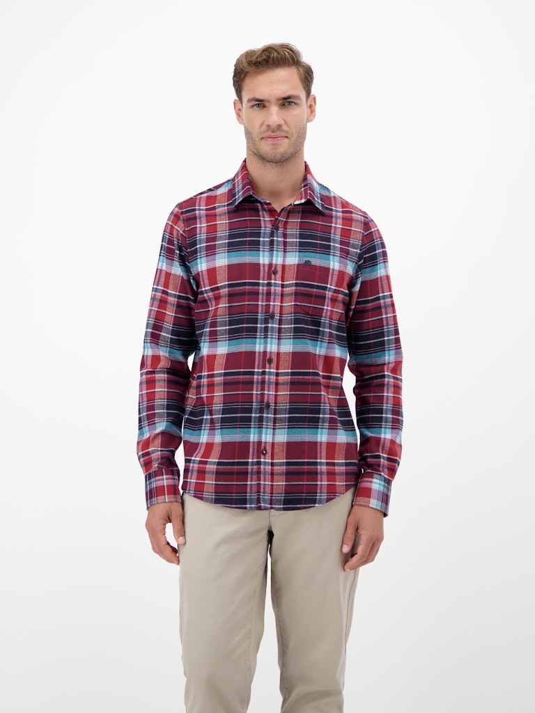 Lerros Herren Hemden Maple Red