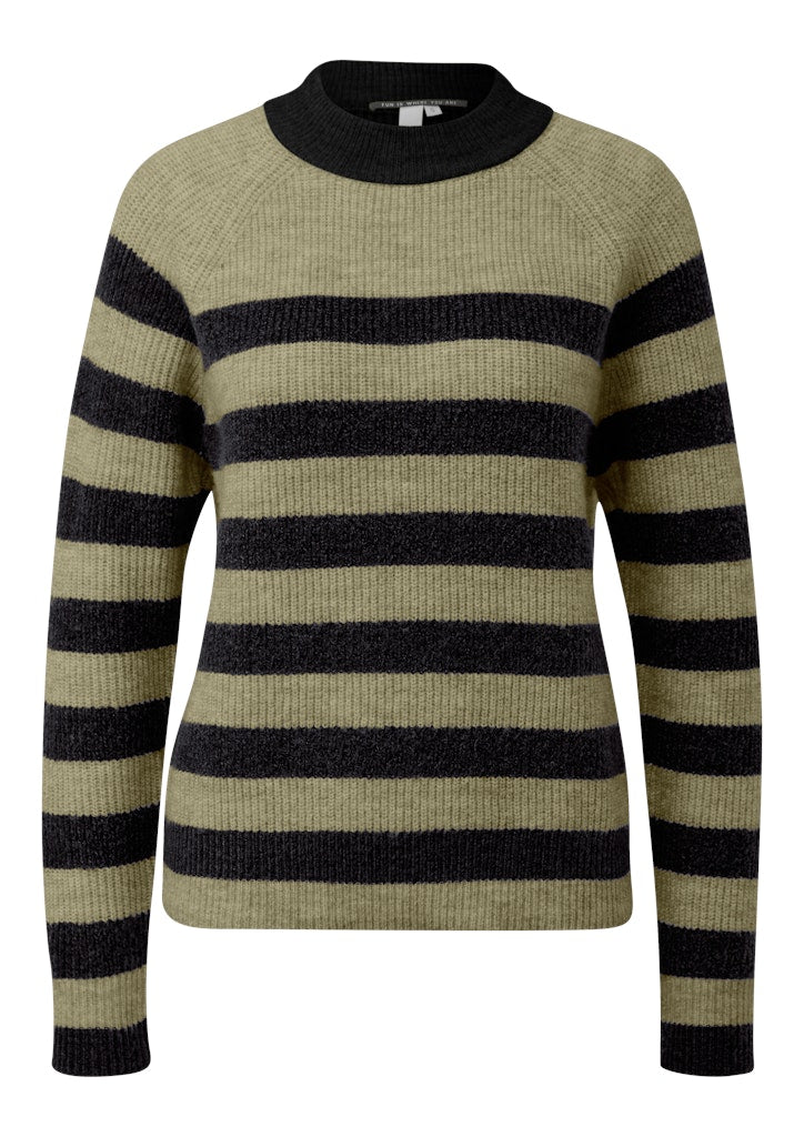 QS by S.Oliver Damen Pullover Green