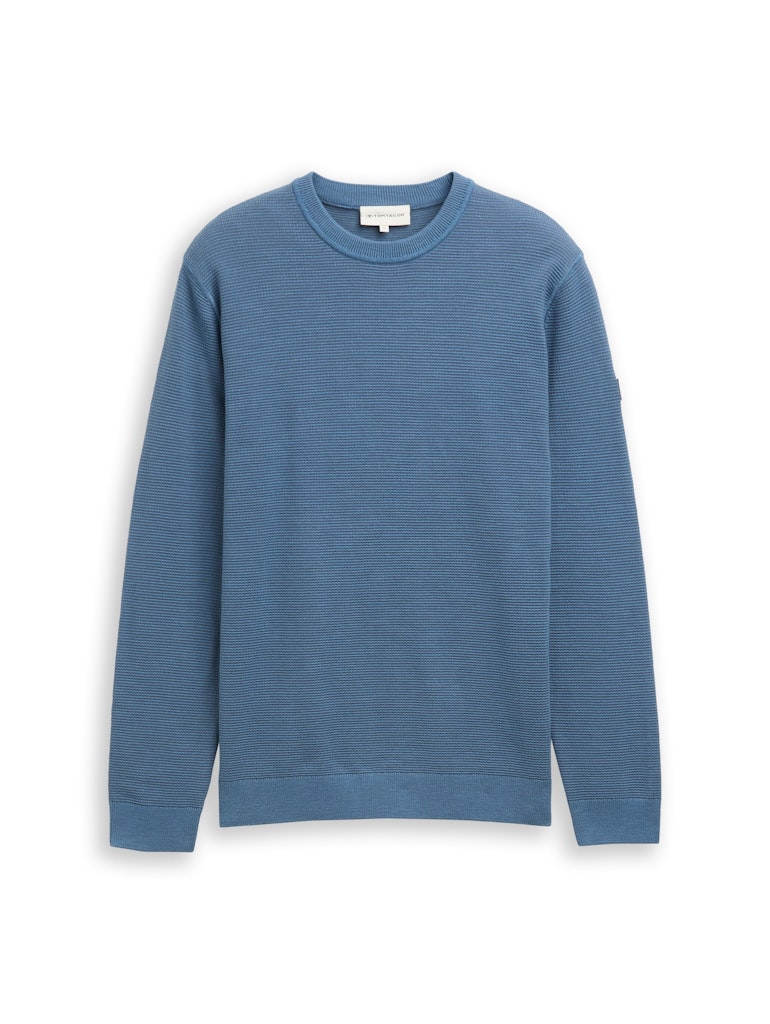 Tom Tailor Herren Pullover Faded Uniform B