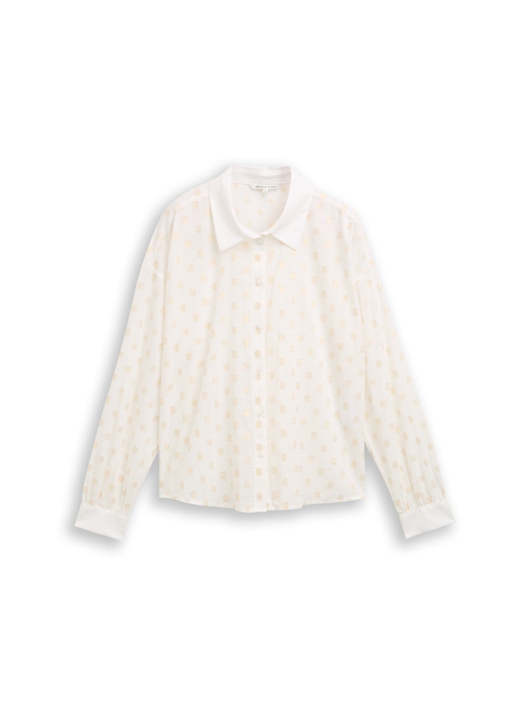 Tom Tailor denim Damen Blusen Glitter Dot