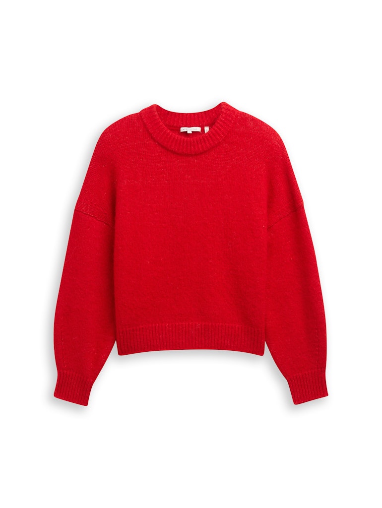 Tom Tailor denim Damen Pullover Brilliant Red