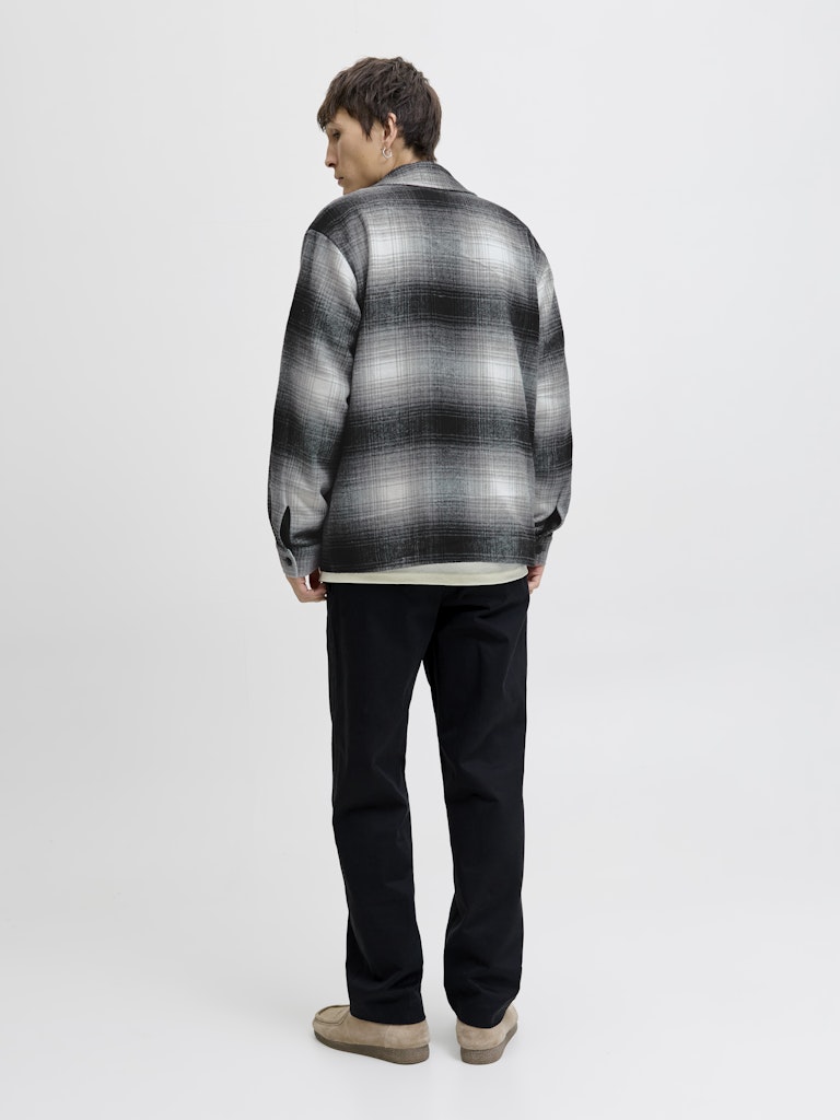 Jack & Jones Herren Hemden lang Black