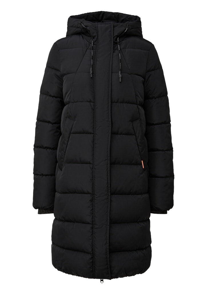 QS by S.Oliver Damen Mantel Grey/Black