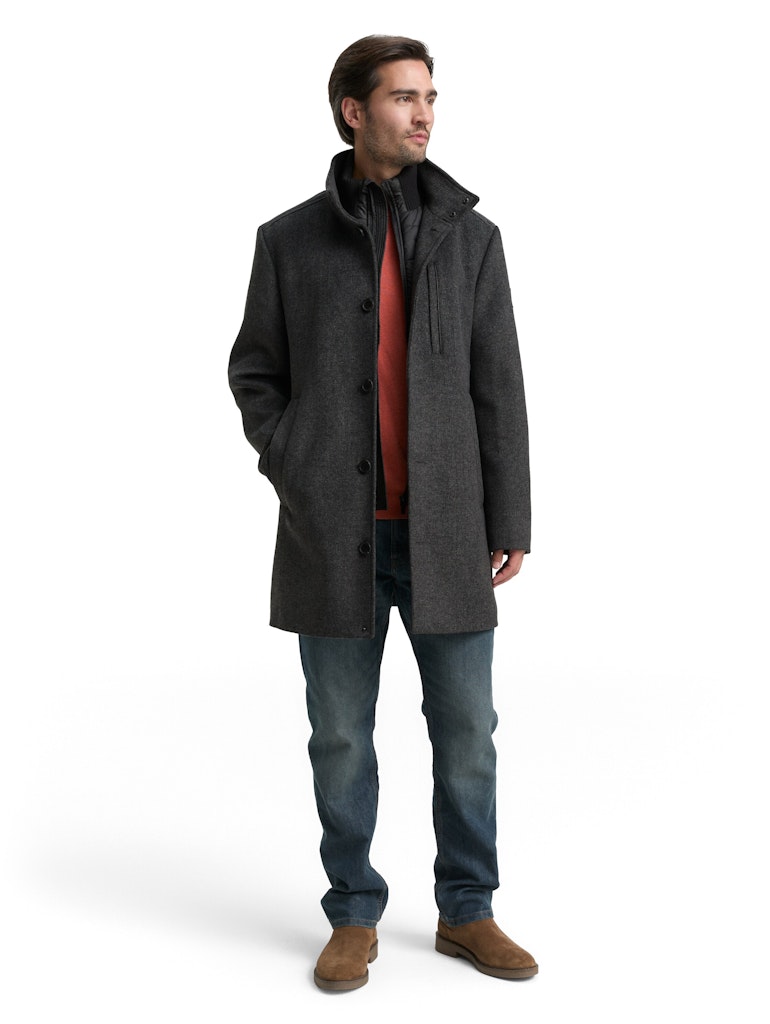 Tom Tailor Herren Jacken Dark Grey Black