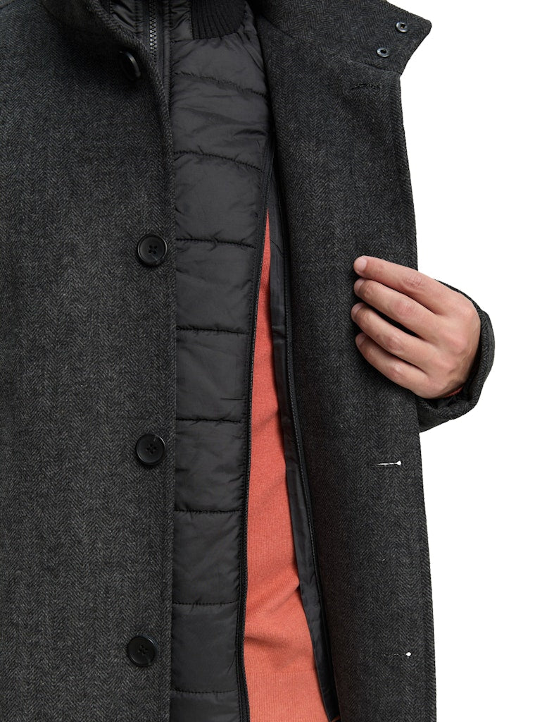 Tom Tailor Herren Jacken Dark Grey Black