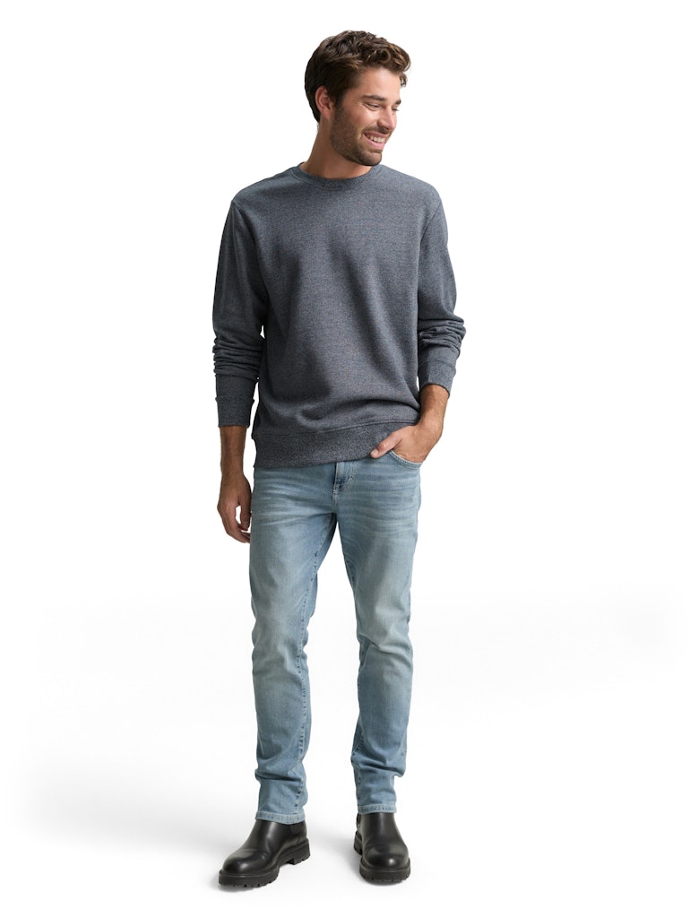 Tom Tailor Herren Sweatshirts Navy Grindle St