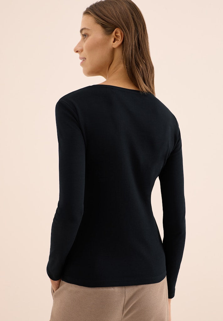 Cecil Damen T-Shirts Black