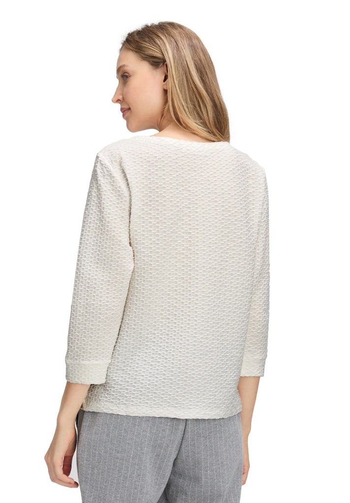 Betty & Co Damen T-Shirts Offwhite