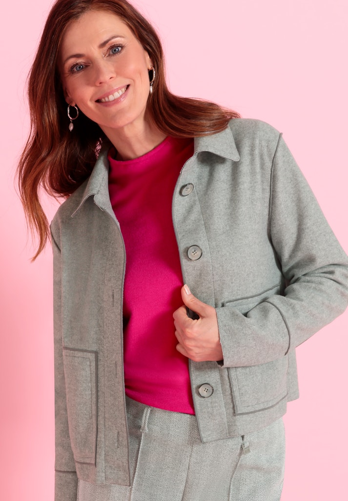 Bianca Damen Blazer Iron Melange