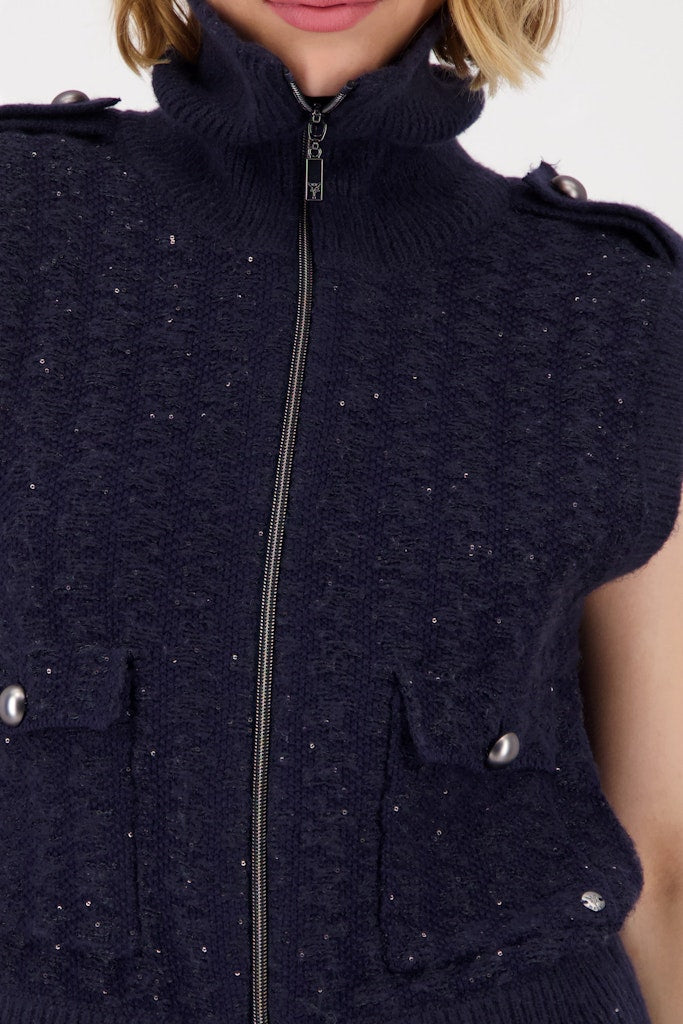 Monari Damen Strickjacken  Night Sky