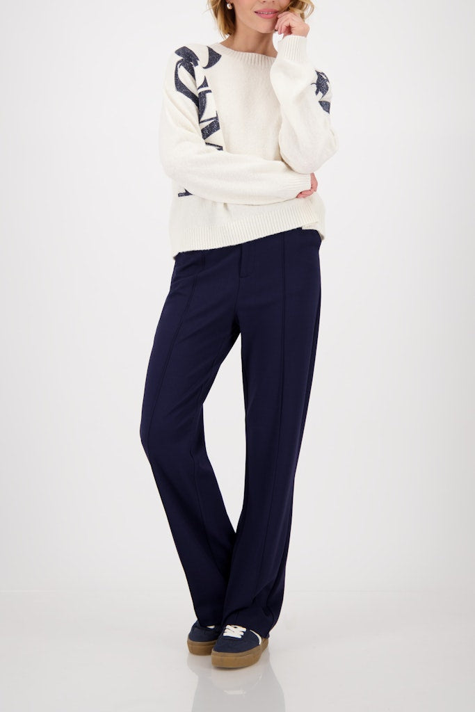 Monari Damen Pullover  Off-White
