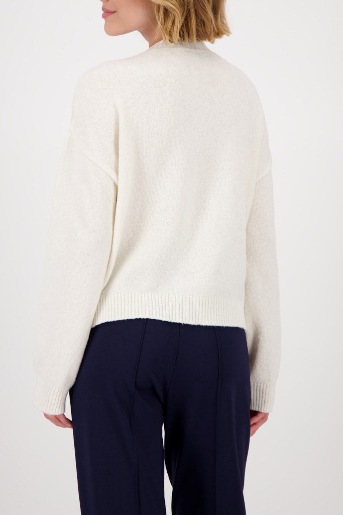 Monari Damen Pullover  Off-White
