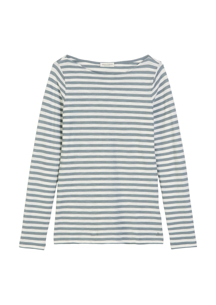 Marc O'Polo Damen T-Shirts Multi/ Slate Bl