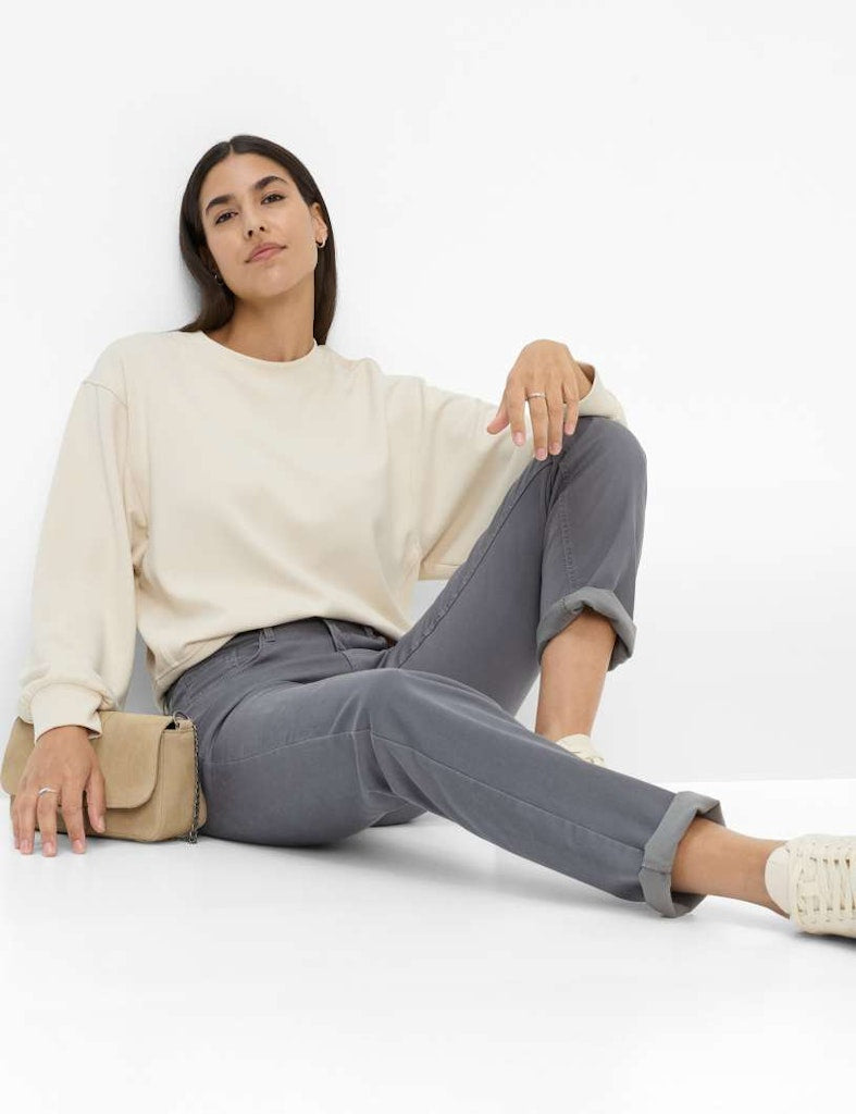 Brax Damen Hosen Smoke Grey