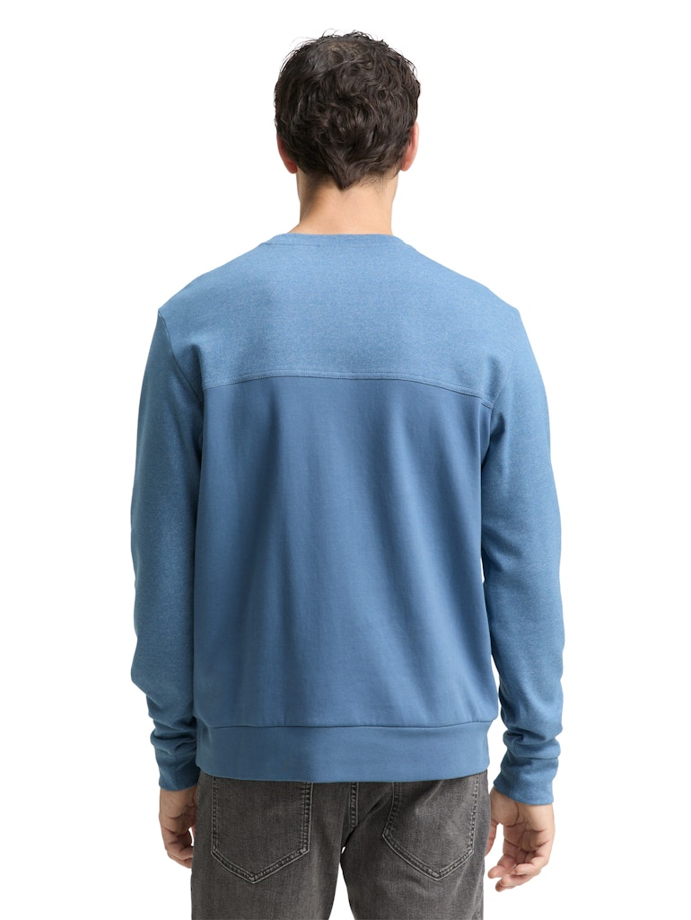 Tom Tailor Herren Sweatshirts Faded Uniform B