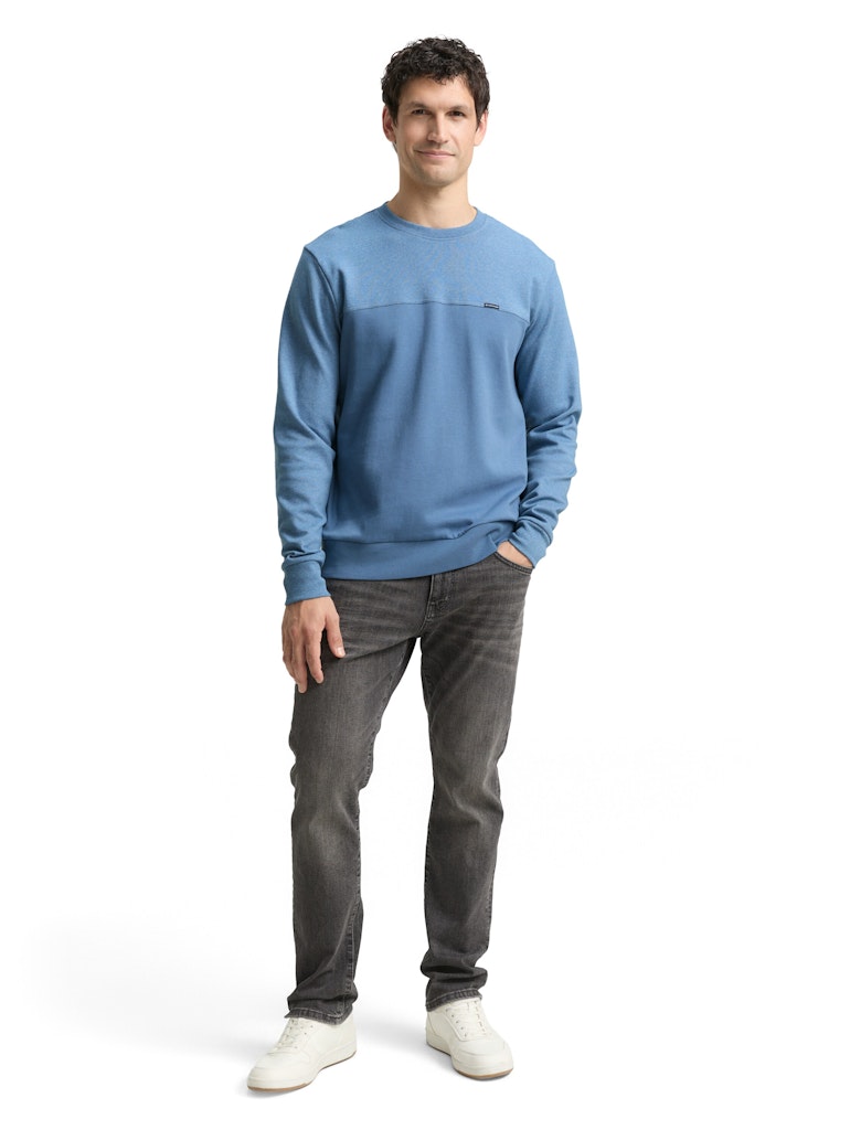 Tom Tailor Herren Sweatshirts Faded Uniform B