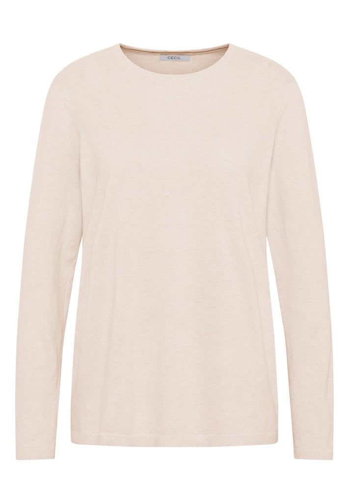 Cecil Damen Pullover  Oat Milk