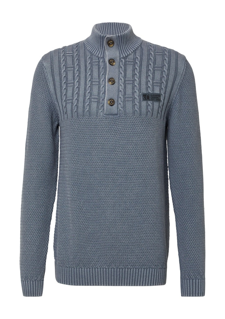 S. Oliver red Herren Pullover Blue