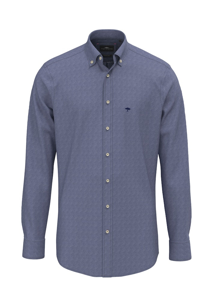 Fynch-Hatton Herren Hemden Misty Blue