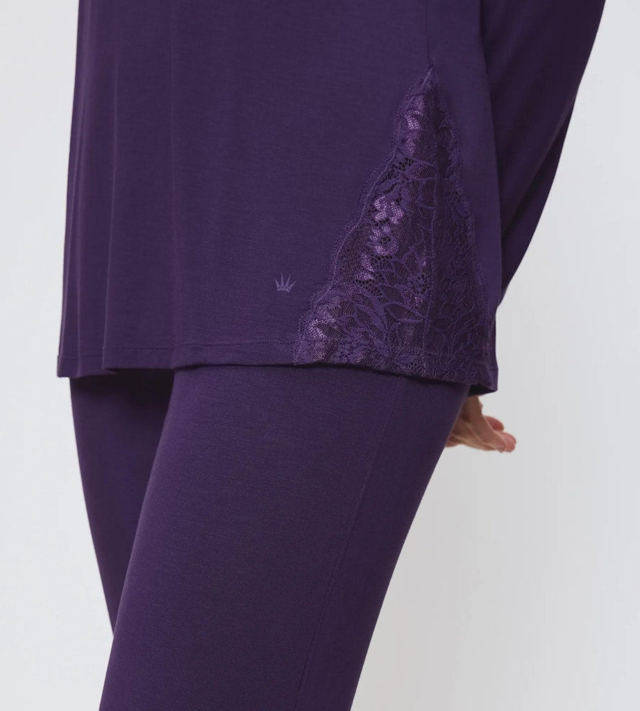 Triumph Schlafanzug Eh Royal Purp