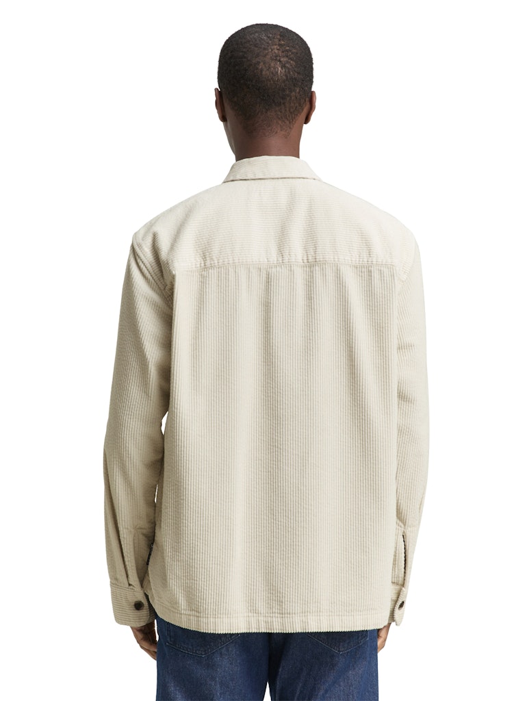 Tom Tailor denim Herren Hemden lang Greyish White