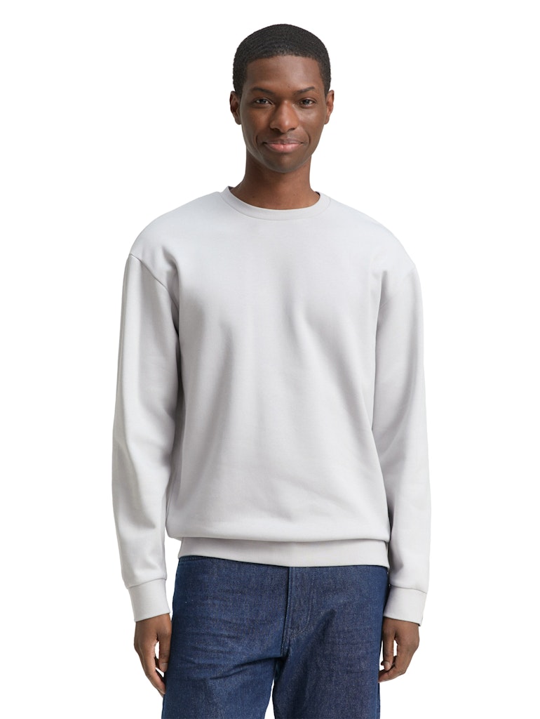 Tom Tailor denim Herren Sweatshirts Chalk Grey