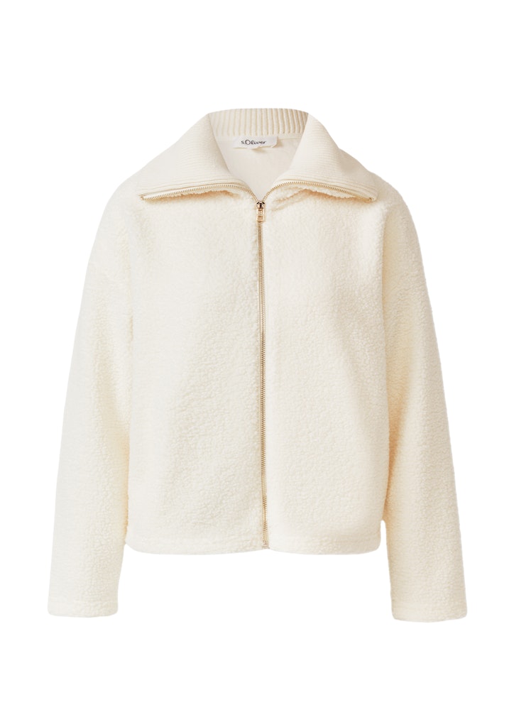 S. Oliver red Damen Sweatjacken White