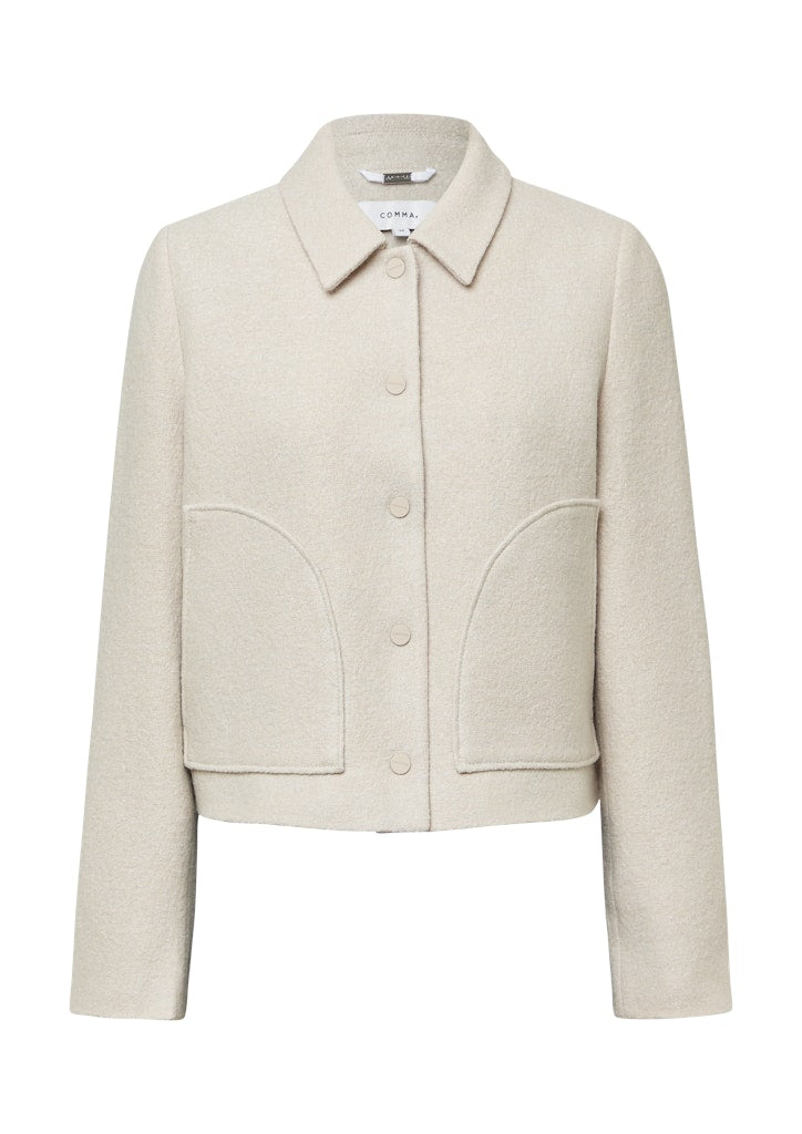 Comma Damen Blazer Grey/Black