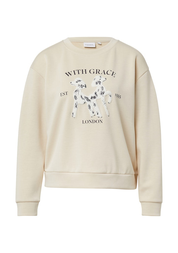 Comma Damen Sweatshirts Brown
