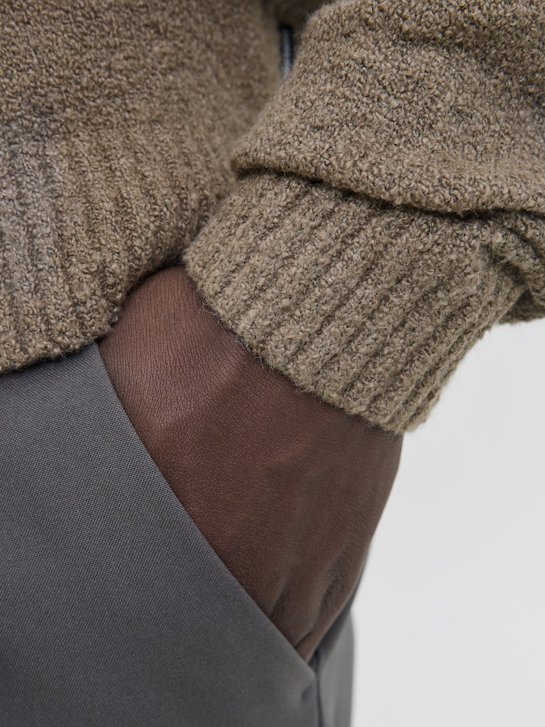 Jack & Jones Herren Polo-Shirts Brindle/Mock Ne